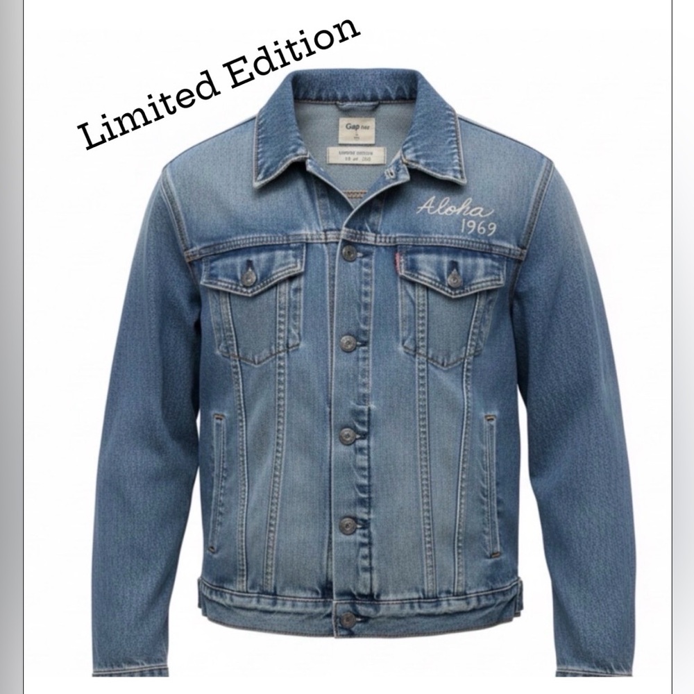 Gap Aloha 1969 numbered limited edition denim jacket